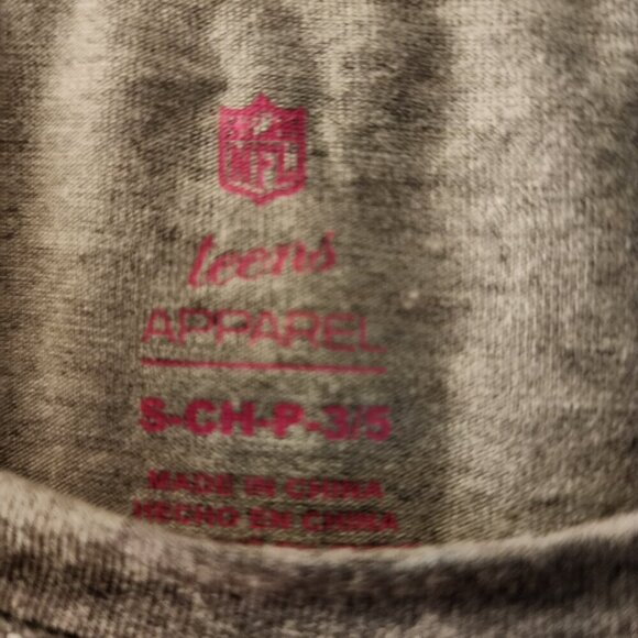 Ravens Teen Grey Camouflage T Shirt - Picture 2 of 3